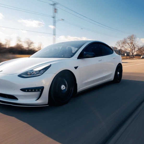 Tesla camber wear – uneven rear tire wear on Tesla Model 3 during alignment at RPM Auto Center Irwindale