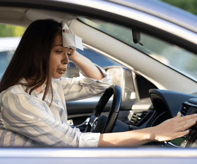 Summer heat car battery warning signs for drivers in and near Irwindale CA