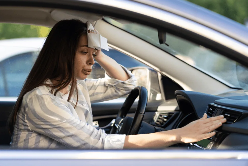 Summer heat car battery warning signs for drivers in and near Irwindale CA